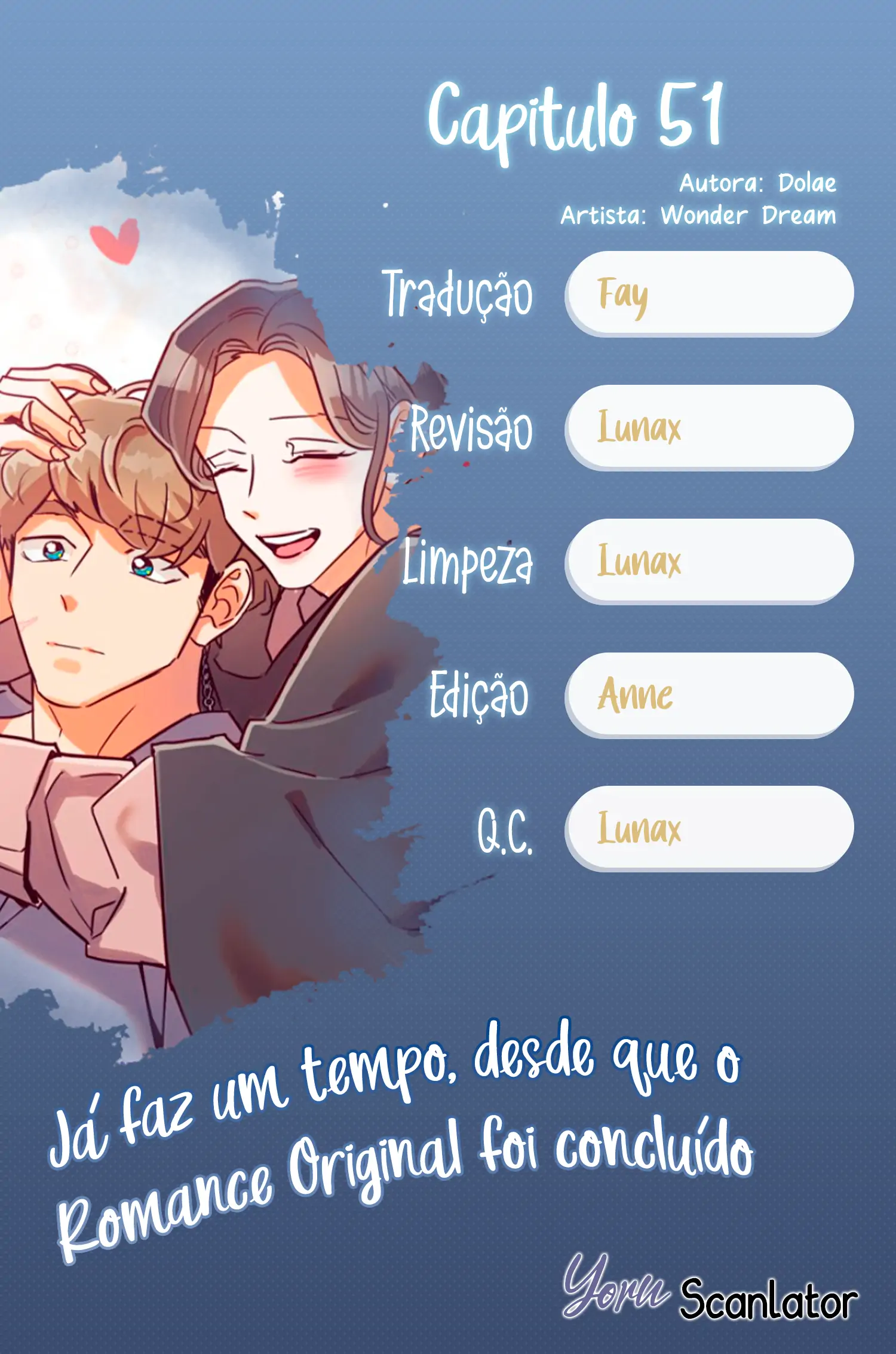 Já faz um Tempo desde que o Romance Original foi Concluído (Completo)-Chapter 51